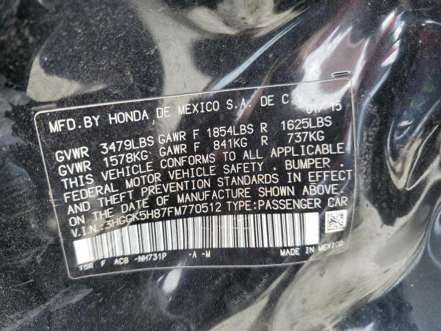 Photo 11 VIN: 3HGGK5H87FM770512 - HONDA FIT EX 