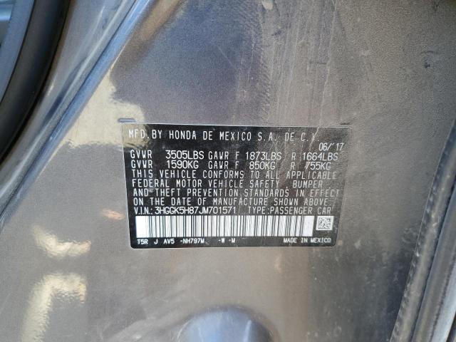 Photo 12 VIN: 3HGGK5H87JM701571 - HONDA FIT EX 