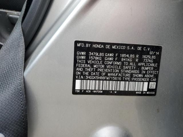 Photo 11 VIN: 3HGGK5H88FM715616 - HONDA FIT EX 