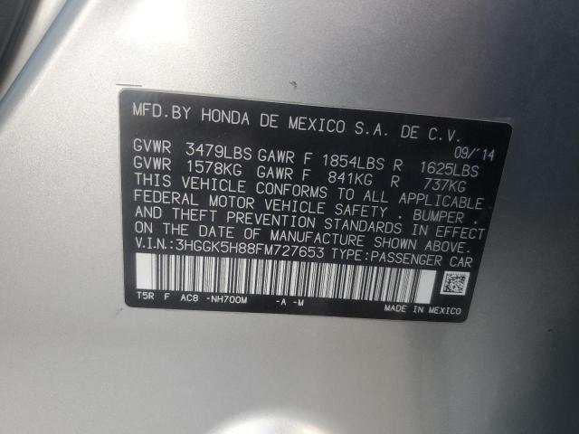 Photo 12 VIN: 3HGGK5H88FM727653 - HONDA FIT EX 