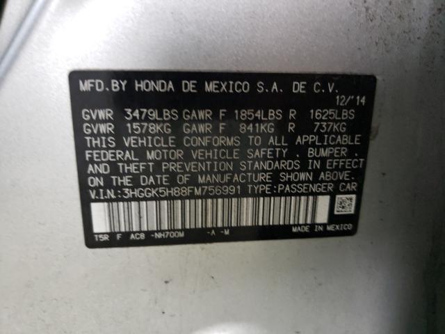 Photo 9 VIN: 3HGGK5H88FM756991 - HONDA FIT EX 