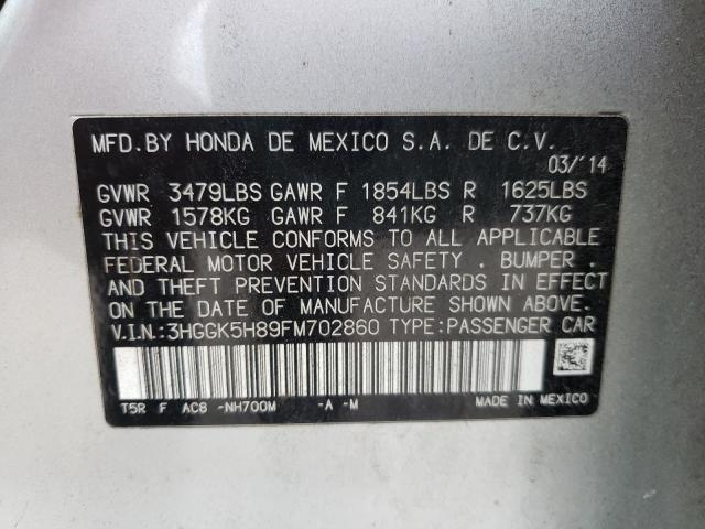 Photo 9 VIN: 3HGGK5H89FM702860 - HONDA FIT EX 