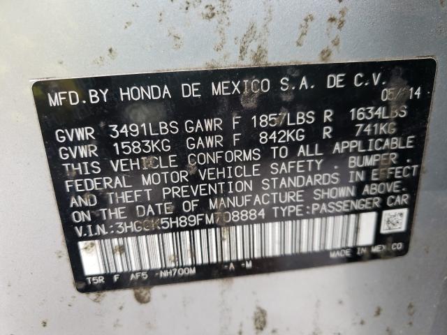 Photo 9 VIN: 3HGGK5H89FM708884 - HONDA FIT EX 