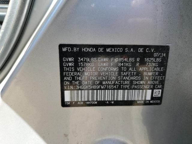 Photo 12 VIN: 3HGGK5H89FM716547 - HONDA FIT EX 