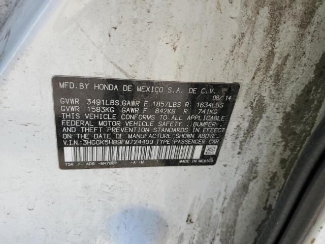 Photo 11 VIN: 3HGGK5H89FM724499 - HONDA FIT 