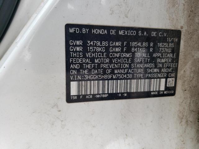 Photo 12 VIN: 3HGGK5H89FM750438 - HONDA FIT 