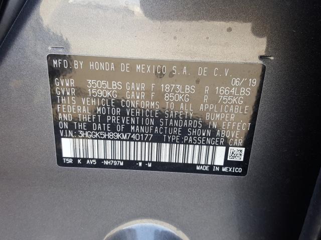 Photo 9 VIN: 3HGGK5H89KM740177 - HONDA FIT EX 