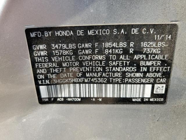 Photo 12 VIN: 3HGGK5H8XFM745362 - HONDA FIT EX 