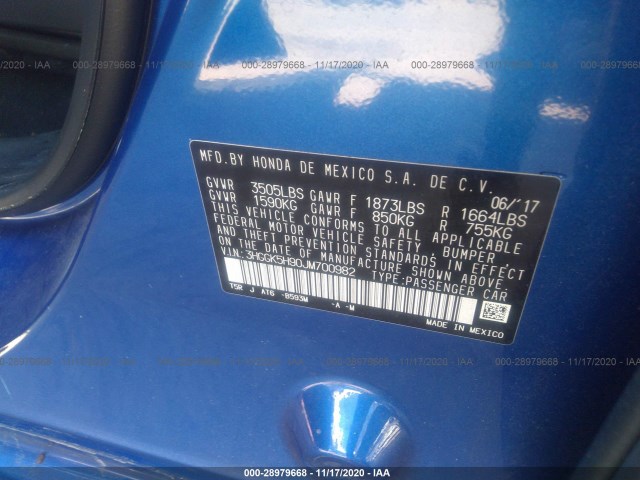 Photo 8 VIN: 3HGGK5H90JM700982 - HONDA FIT 