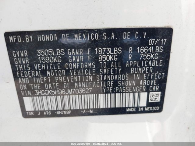 Photo 8 VIN: 3HGGK5H96JM703627 - HONDA FIT 