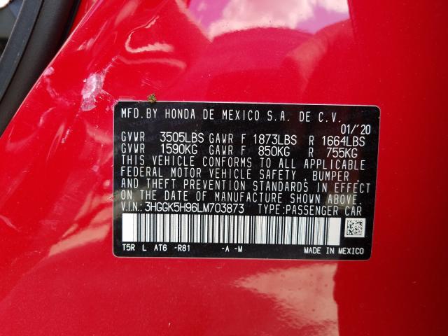 Photo 9 VIN: 3HGGK5H96LM703873 - HONDA FIT 