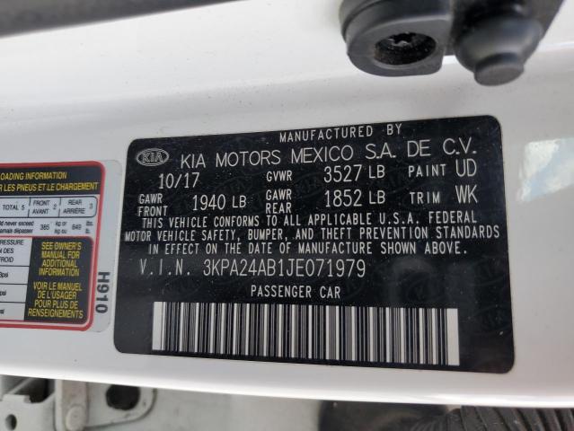 Photo 11 VIN: 3KPA24AB1JE071979 - KIA RIO 