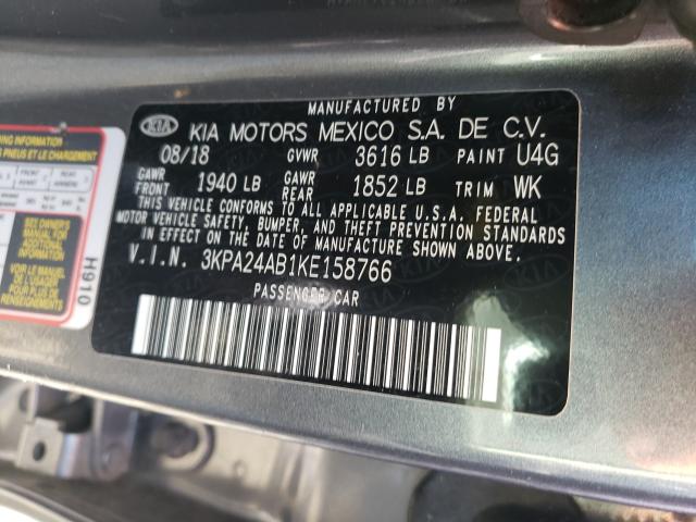 Photo 9 VIN: 3KPA24AB1KE158766 - KIA RIO S 