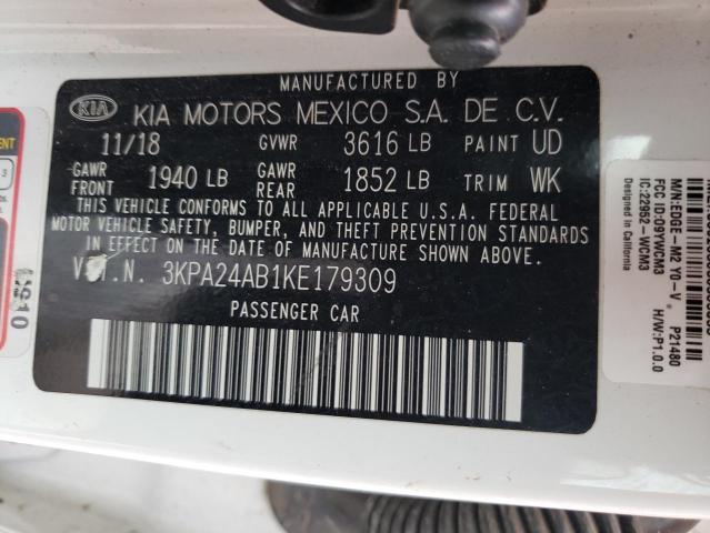 Photo 9 VIN: 3KPA24AB1KE179309 - KIA RIO S 