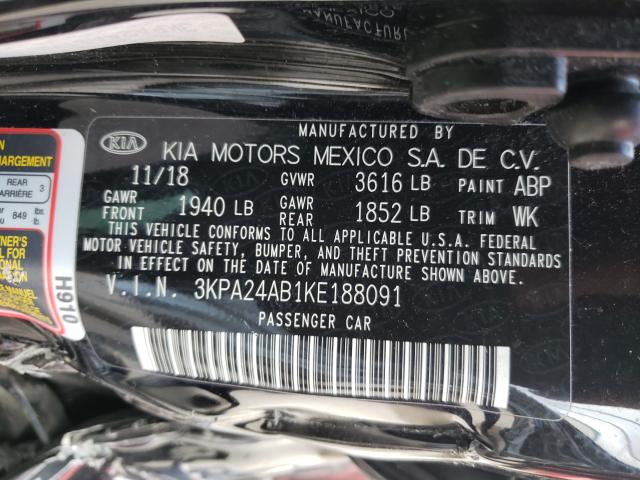 Photo 9 VIN: 3KPA24AB1KE188091 - KIA RIO 