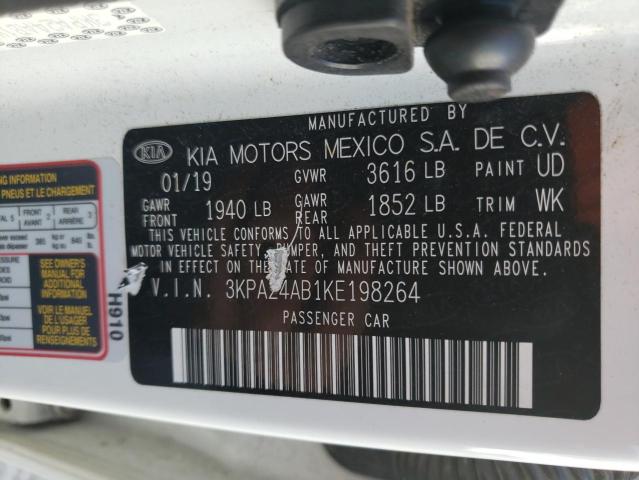 Photo 9 VIN: 3KPA24AB1KE198264 - KIA RIO S 