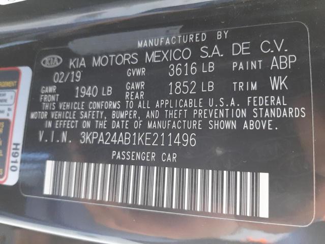 Photo 11 VIN: 3KPA24AB1KE211496 - KIA RIO S 