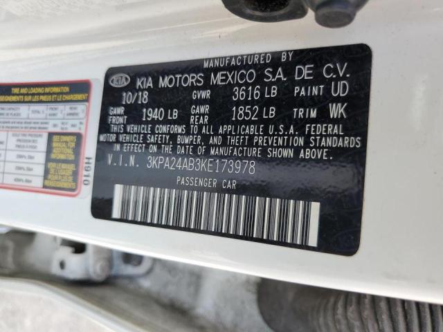 Photo 9 VIN: 3KPA24AB3KE173978 - KIA RIO S 