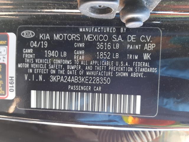 Photo 9 VIN: 3KPA24AB3KE228350 - KIA RIO S 