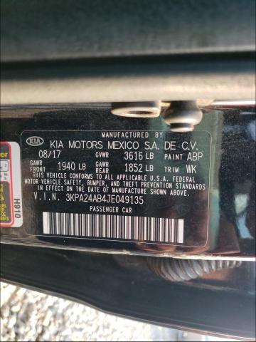 Photo 9 VIN: 3KPA24AB4JE049135 - KIA RIO LX 