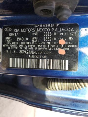 Photo 11 VIN: 3KPA24AB4JE057882 - KIA RIO 