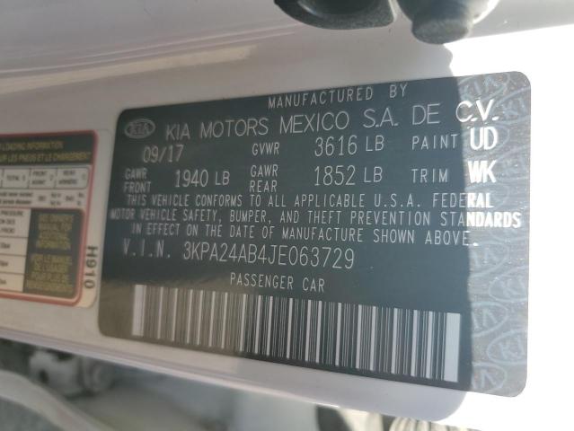 Photo 11 VIN: 3KPA24AB4JE063729 - KIA RIO 