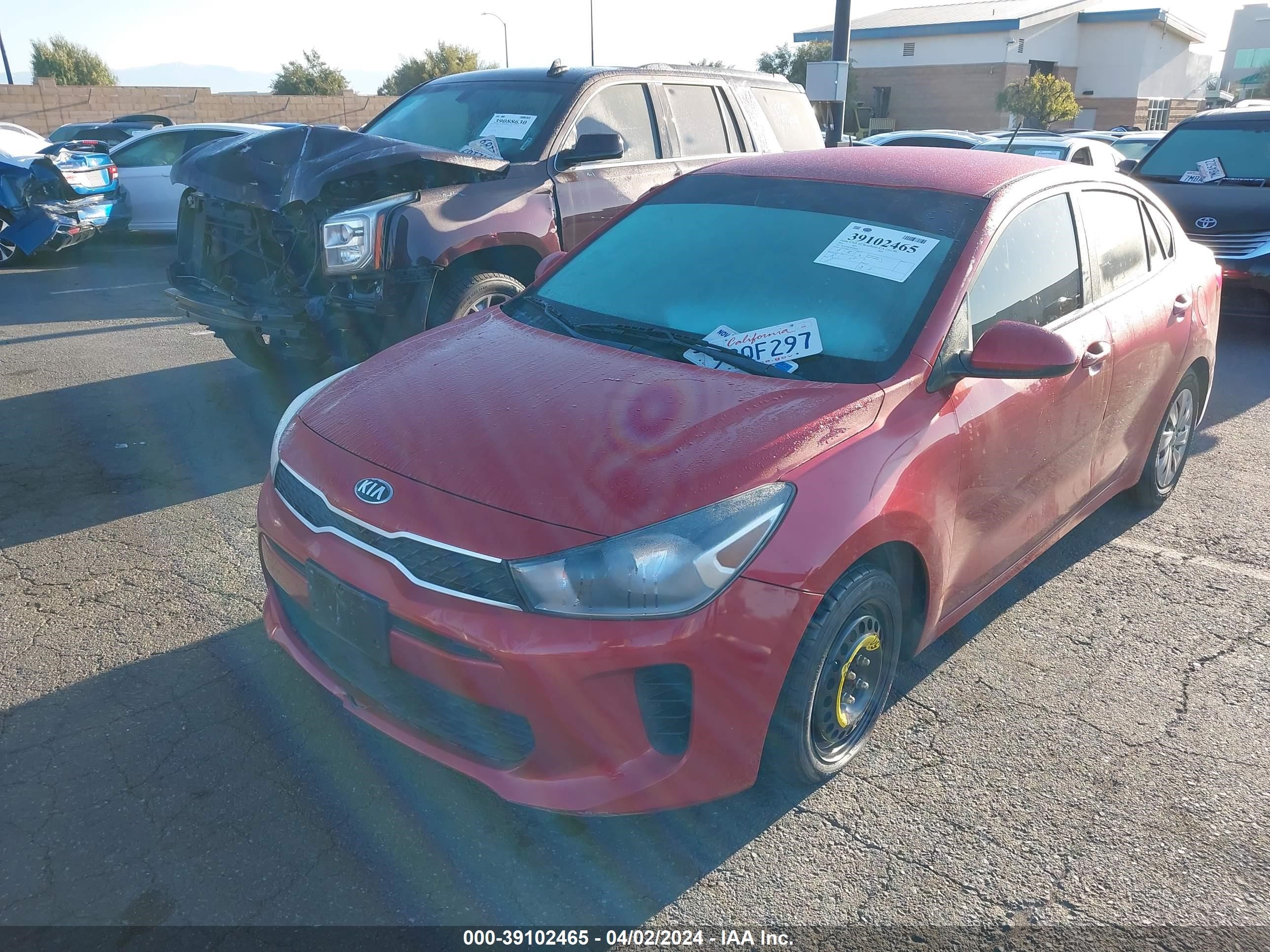 Photo 1 VIN: 3KPA24AB5JE050584 - KIA RIO 