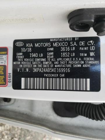 Photo 9 VIN: 3KPA24AB5KE169916 - KIA RIO S 