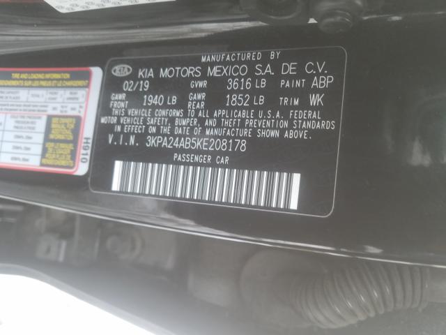 Photo 9 VIN: 3KPA24AB5KE208178 - KIA RIO S 