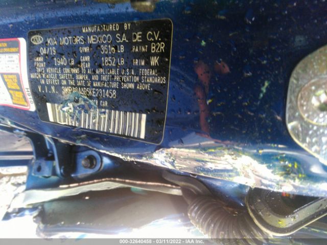 Photo 8 VIN: 3KPA24AB5KE231458 - KIA RIO 