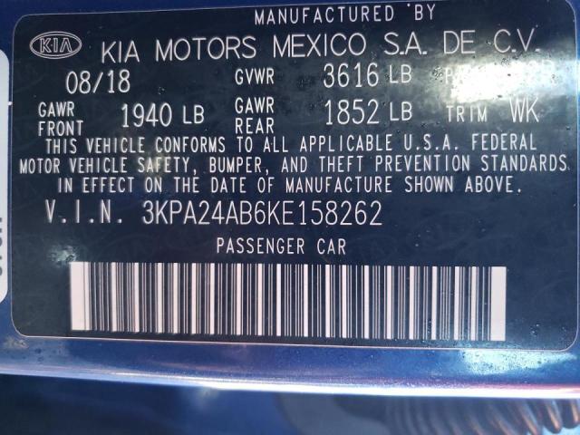 Photo 9 VIN: 3KPA24AB6KE158262 - KIA RIO S 