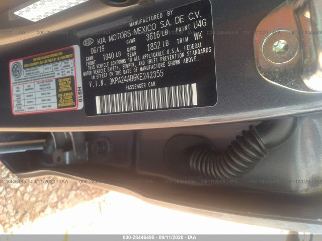 Photo 8 VIN: 3KPA24AB6KE242355 - KIA RIO 