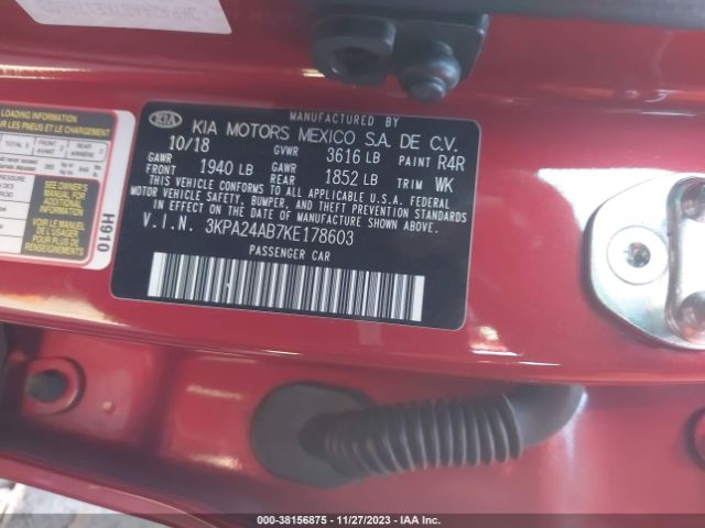 Photo 8 VIN: 3KPA24AB7KE178603 - KIA RIO 