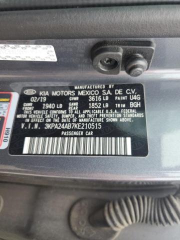 Photo 11 VIN: 3KPA24AB7KE210515 - KIA RIO S 