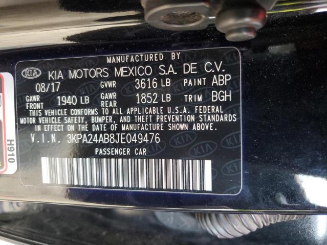 Photo 11 VIN: 3KPA24AB8JE049476 - KIA RIO 