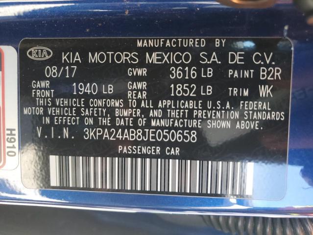 Photo 11 VIN: 3KPA24AB8JE050658 - KIA RIO 