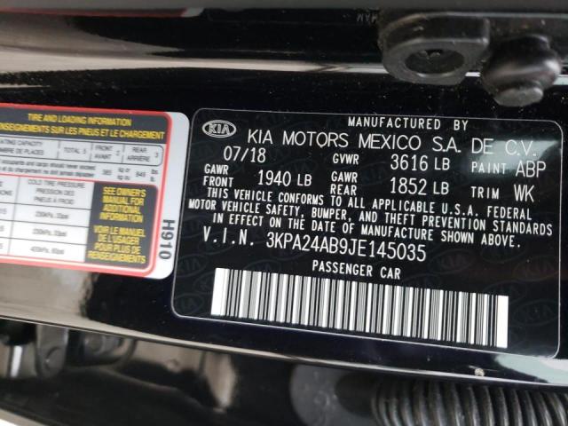 Photo 9 VIN: 3KPA24AB9JE145035 - KIA RIO LX 