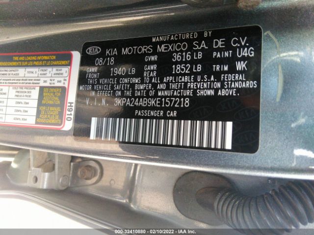 Photo 8 VIN: 3KPA24AB9KE157218 - KIA RIO 