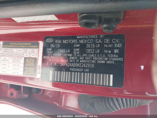 Photo 8 VIN: 3KPA24AB9KE242916 - KIA RIO 