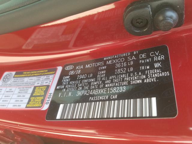 Photo 9 VIN: 3KPA24ABXKE158233 - KIA RIO S 