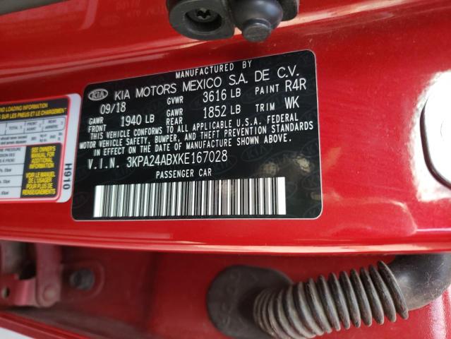 Photo 9 VIN: 3KPA24ABXKE167028 - KIA RIO 