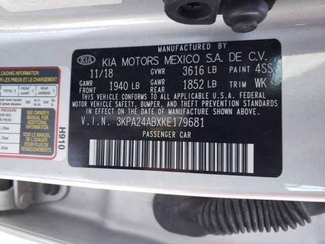 Photo 9 VIN: 3KPA24ABXKE179681 - KIA RIO S 