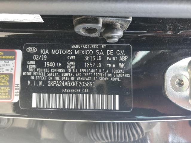 Photo 11 VIN: 3KPA24ABXKE205891 - KIA RIO S 