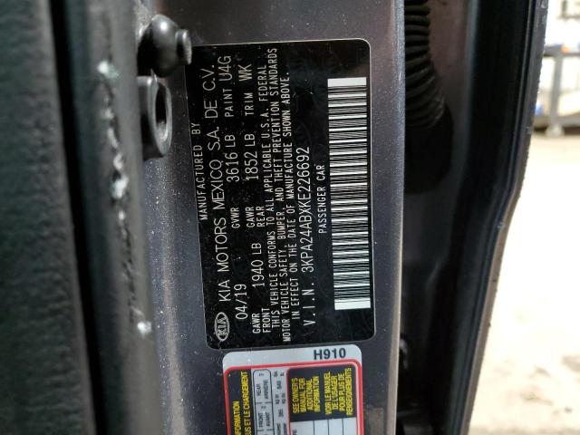 Photo 11 VIN: 3KPA24ABXKE226692 - KIA RIO S 