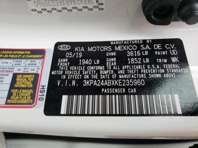 Photo 9 VIN: 3KPA24ABXKE235960 - KIA RIO S 