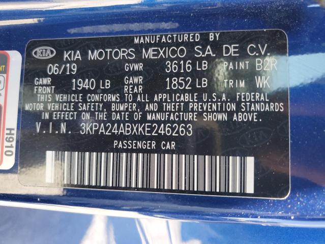 Photo 11 VIN: 3KPA24ABXKE246263 - KIA RIO S 