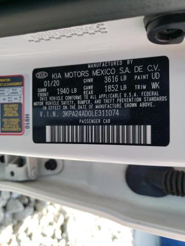 Photo 9 VIN: 3KPA24AD0LE311074 - KIA RIO LX 