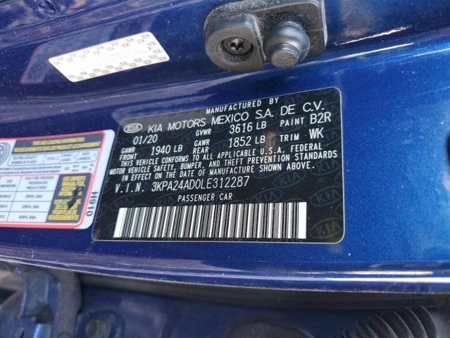 Photo 11 VIN: 3KPA24AD0LE312287 - KIA RIO LX 