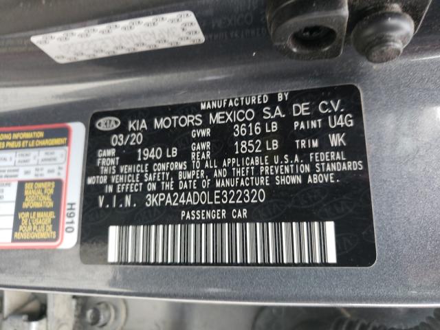 Photo 9 VIN: 3KPA24AD0LE322320 - KIA RIO LX 