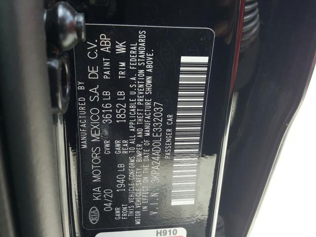 Photo 9 VIN: 3KPA24AD0LE332037 - KIA RIO LX 